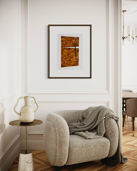 ORIGINAL Hand Painted Watercolour Artwork #901 - Lighter in Amber